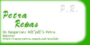 petra repas business card